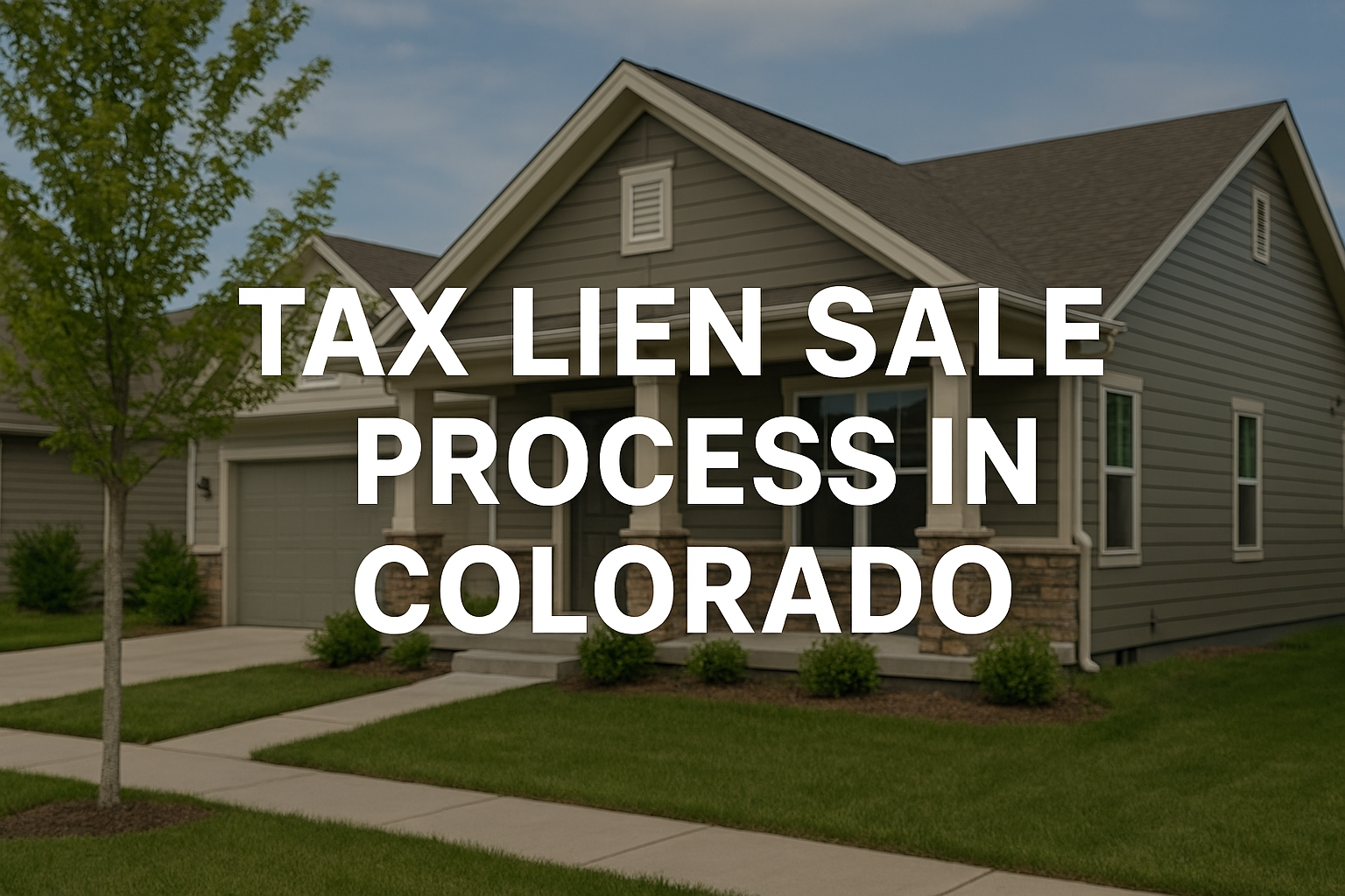 Understanding the Tax Lien Sale Process in Colorado